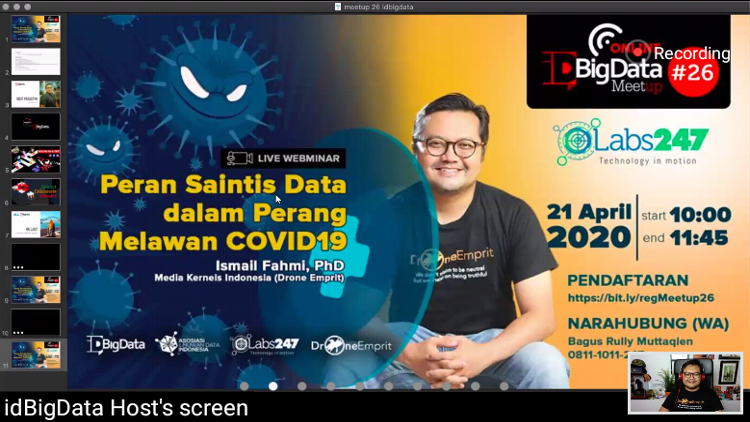 Peran Aktif Saintis Data dalam Melawan COVID-19